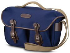 Billingham Hadley Pro fotocamera / borsa messenger DSLR - blu navy / cioccolato (Regno Unito)
