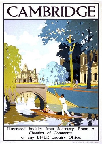Cambridge poster da viaggio - poster,