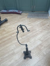 SCARCE ANTIQUE GAS BRASS TABLE