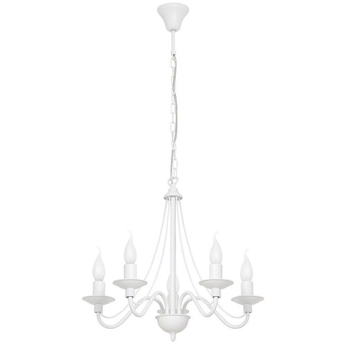 Lampadario antico bianco