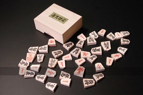 Pezzi shogi legno in - pezzi,