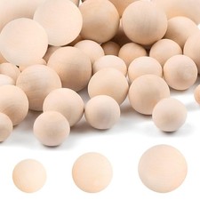 80 palline in legno da