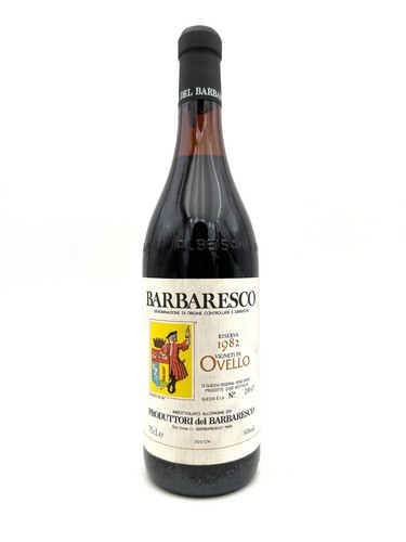 1982 barbaresco ovello riserva - 1982,