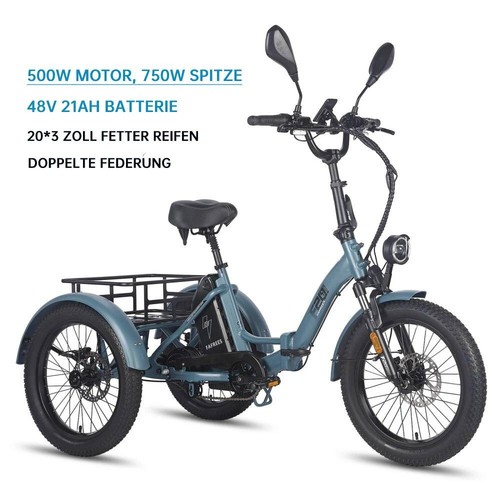 Triciclo elettrico fafrees f20 - triciclo,