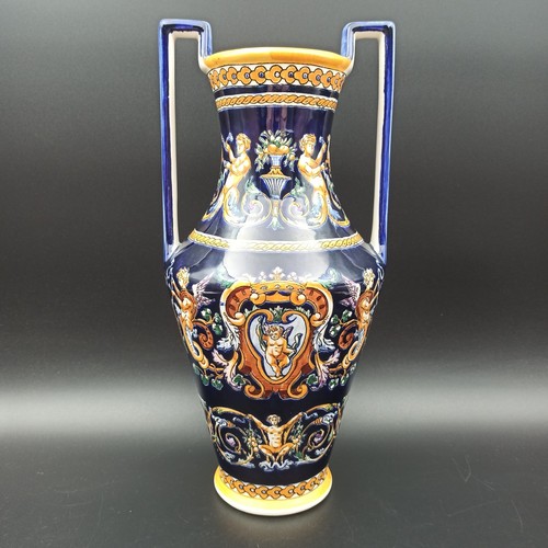 Gien grand vase en faïence - vase,