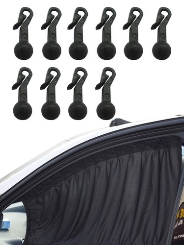 100x gancio nero clip auto - 100x,