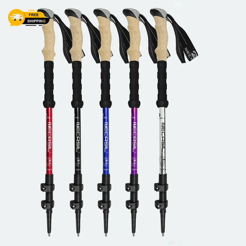 2pcs trekking poles walking - 2pcs,
