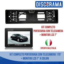 KIT PORTATARGA CON TELECAMERA