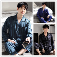 Uomo Raso Finta Seta Pigiami