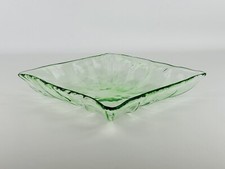 La Murrina Piatto Centrotavola Vetro Murano Verde Design Italiano XX Sec Firmato