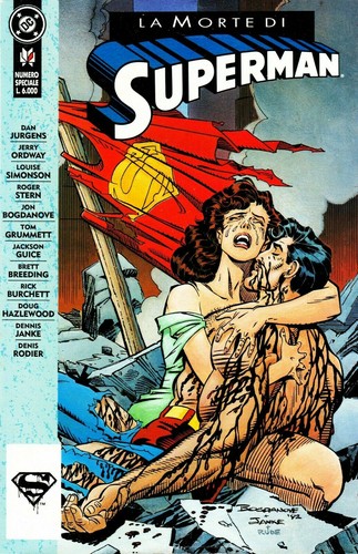Fumetto morte superman - la, di