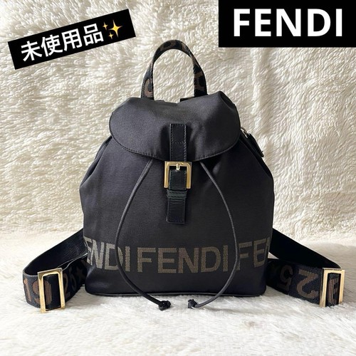 Zaino fendi flap nero nuovo - zaino,