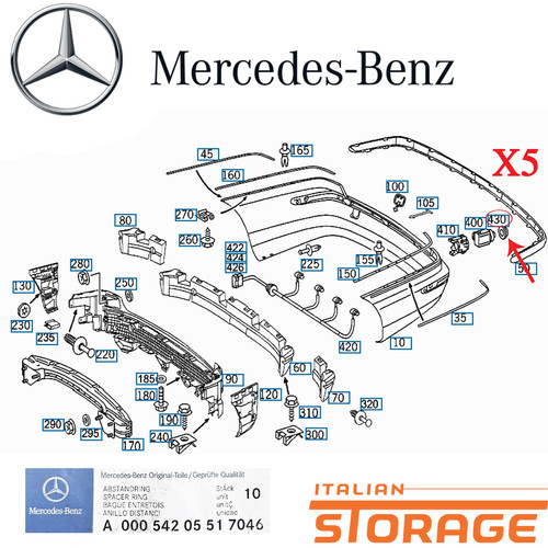 Per mercedes w163 w203 r230 - per,