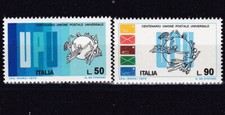 Italien, 1974, 1465/66, MNH **, 100 Jahre Weltpostverein (UPU).
