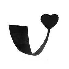 Perizoma Auto Adesivo Collant Silicone Capo Riutilizzabili Invisibile Nero Sexy