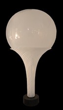 Lampada da terra Venini anni '60 design vintage originale Millerighe Rara Murano