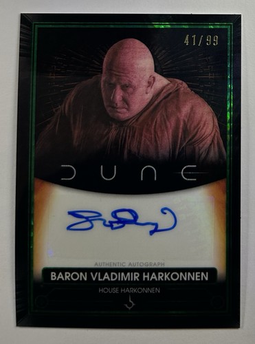 Reggiseno topps dune autografo - topps,