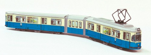 Tram modello vagone p1 - h0,