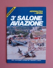 3° Salone Aviazione Forlì Aeroporto Ridolfi Aeronautica e Difesa speciale 1988