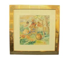 Riccardo PELLEGRINI (1863-1934) - Scena di vita frugale