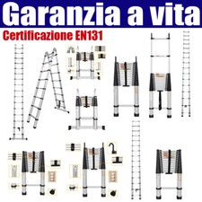 EN131 Pieghevole Scala Telescopica Multifunzione estensione estensibile Scaletta