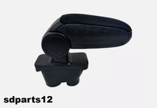 Bracciolo Centrale Nero Vano Portaoggetti adatto a  Peugeot 208 (2012-2019)