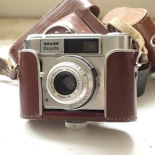 Braun paxette camera prontor - camera,