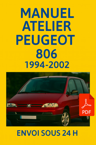 Manuel atelier peugeot - manuel, 806