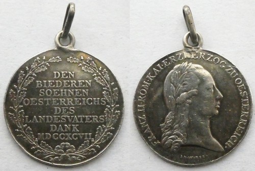 Austria medaglia argento - medaglia,