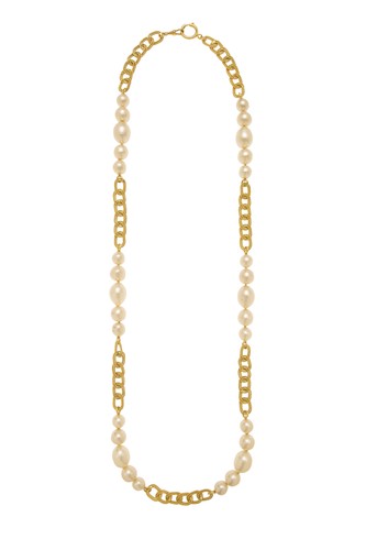 Collana chanel oro con - collana,