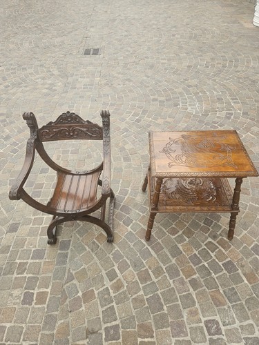 Tavola sedia antica - tavola,