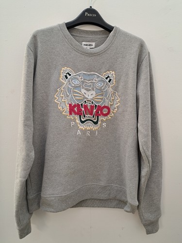 Felpa uomo kenzo - paris, grigia