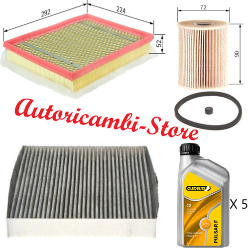 Kit tagliando filtri - kit, opel