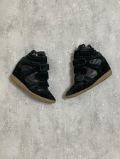 Sneakers alte vintage Y2K donna stile Isabel Marant con zeppa