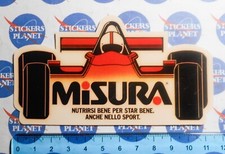 ADESIVO STICKER VINTAGE AUTOCOLLANT AUFKLEBER AUTO TUNING MISURA SPONSOR F.1