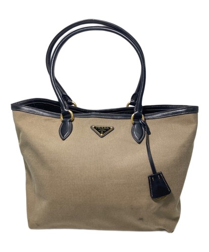 Borsa tote prada tela - tote, pelle