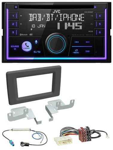 Jvc mp3 usb 2din dab - dab, bluetooth