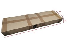 SCATOLA RETTANGOLARE LUNGA GRANDE A DOPPIA ONDA per vassoi vaschette 88x26x9 CM