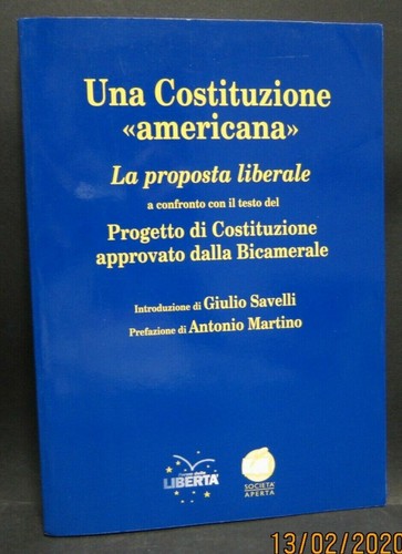 Libro una costituzione - una,