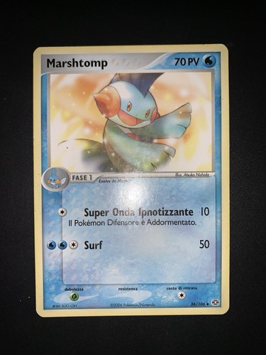 Carta pokemon marshtomp - marshtomp, non