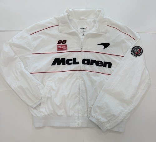 Giacca vento bianca mclaren - giacca,