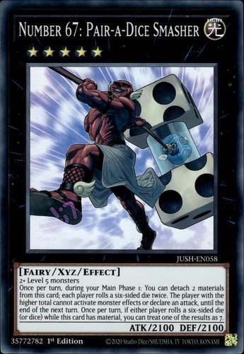 Number pair dice smasher - 67:, pair-a-dice