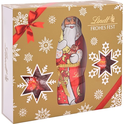 Scatola regalo lindt babbo - lindt,