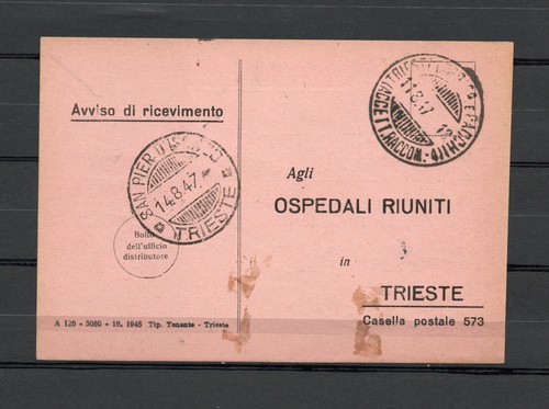 Amg storia postale - amg,
