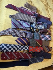 Cravatte Uomo Vintage , stock di 30 pezzi