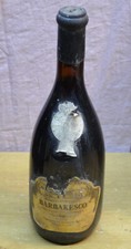 VECCHIA BOTTIGLIA VINO DA COLLEZIONE : BARBARESCO PODERI SCANAVINO 1976  (TI02)