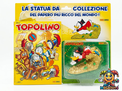 Topolino 3677 con statua