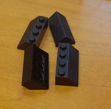 LEGO - 4 x 3037 Pendenza slope 45 2 x 4 nero
