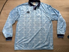 Maglia calcio blu uomo Umbro vintage anni 90 modello n.20 pierce - taglia XL