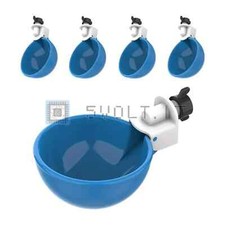 5pz Abbeveratoio Grande Blu per Polli Oche Tacchini Conigli